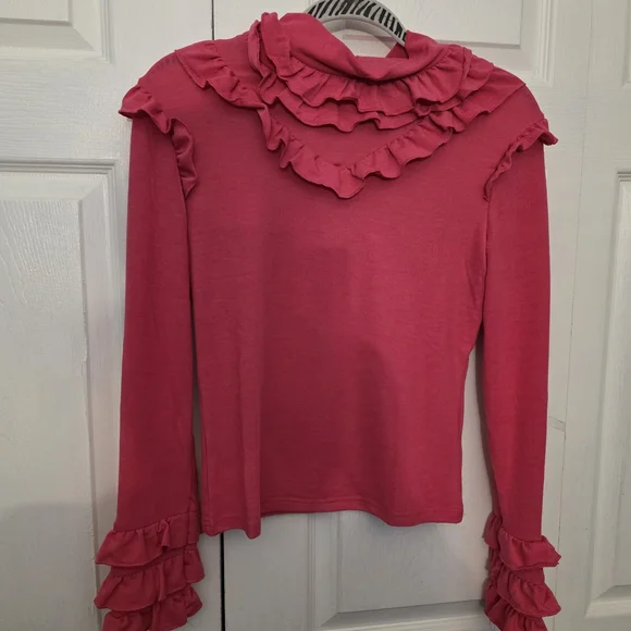 Pink Ruffled Two-Piece Set - Picture 2 of 3